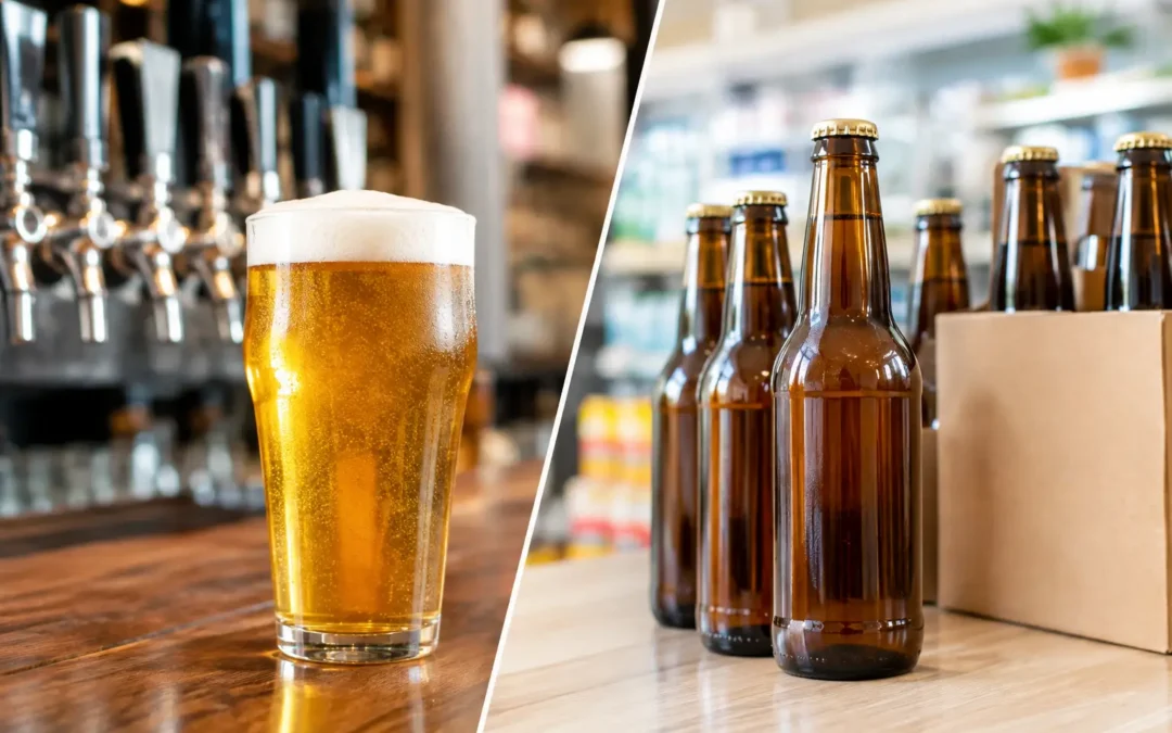 On-Premise Versus Retail Beer: What Changes?